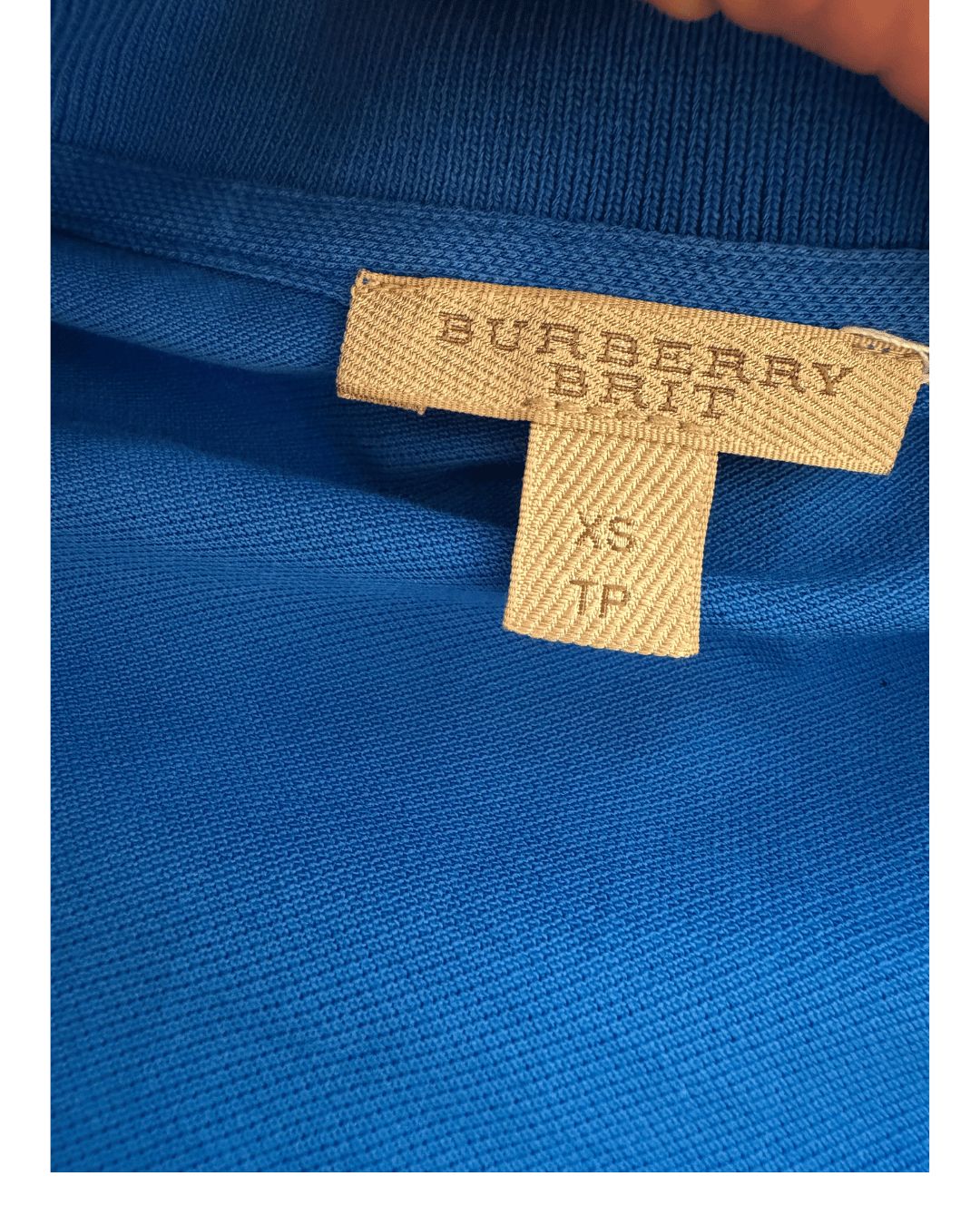 POLO BURBERRY BLU ELETTRICA Tg XS