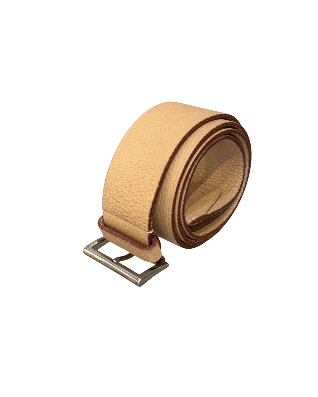 CINTURA PRADA PELLE MARTELLATA BEIGE 80