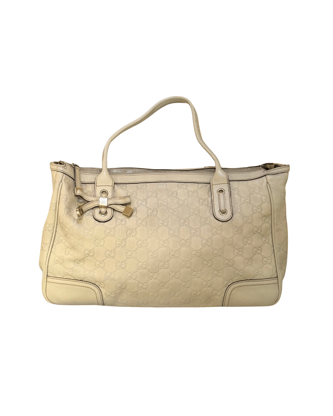 BORSA GUCCISSIMA COLOR GHIACCIO DOPPI MANICI