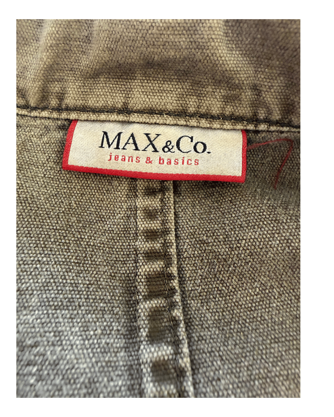 GIACCA MAX&CO COTONE KAKI Tg 40