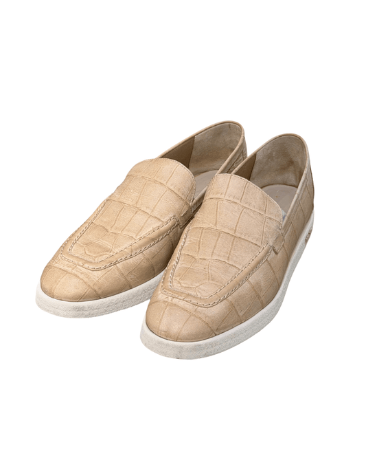 MOCASSINI MAXMARA PELLE EFFETTO COCCO