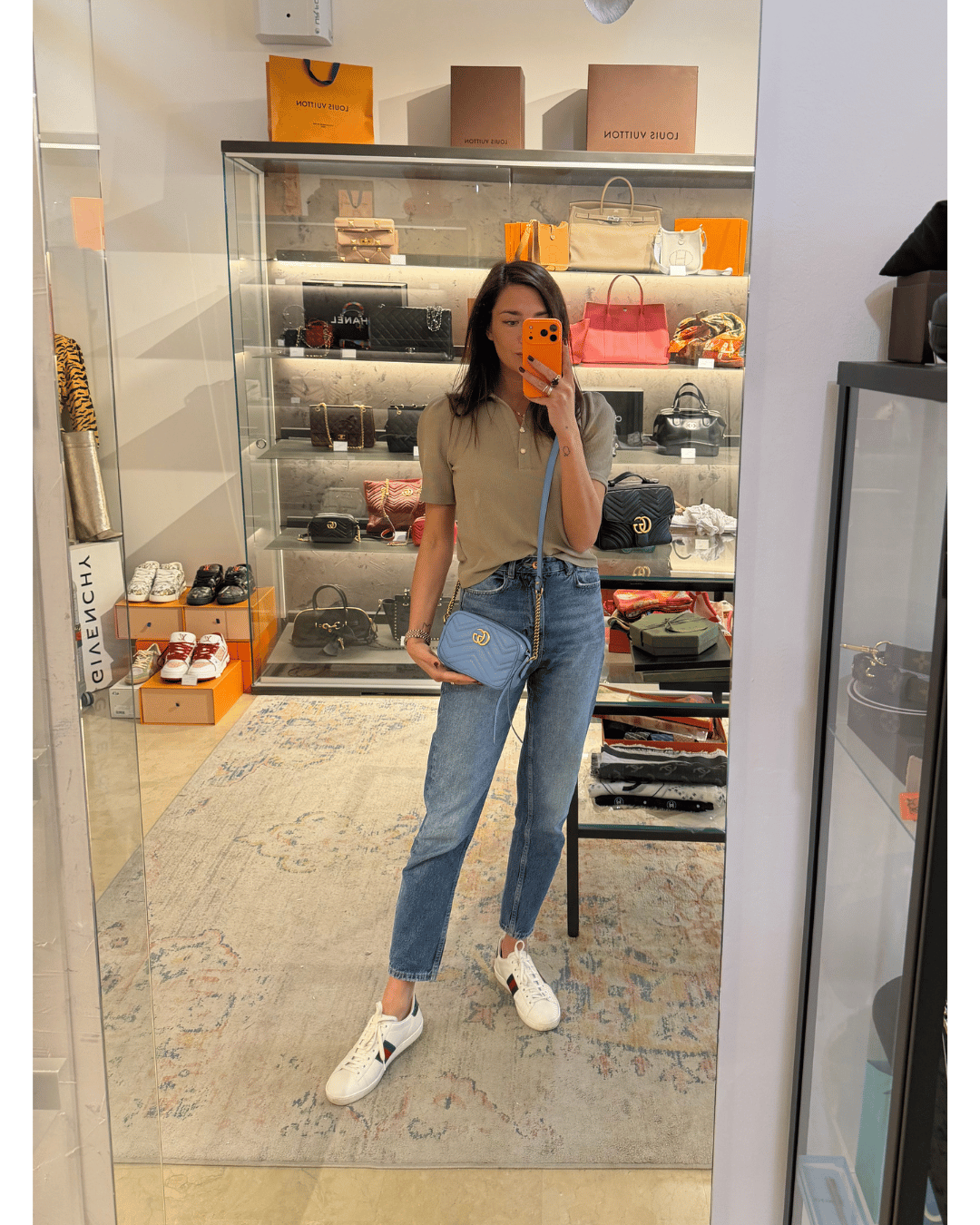 MINI CAMERA BAG GUCCI AZZURRA
