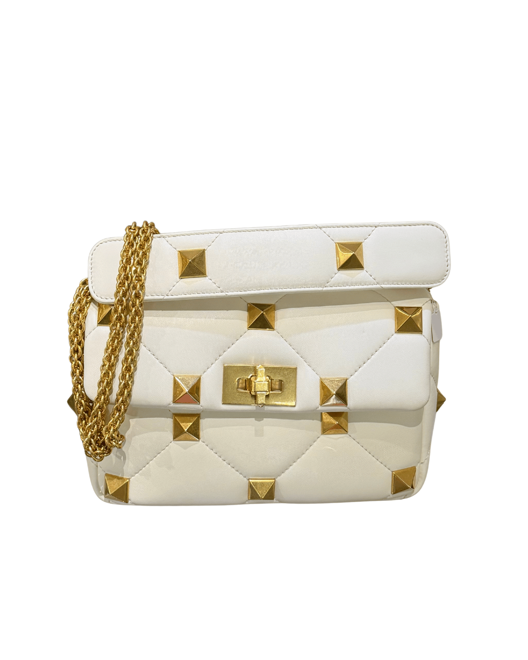 VALENTINO ROMAN STUD AVORIO MEDIA