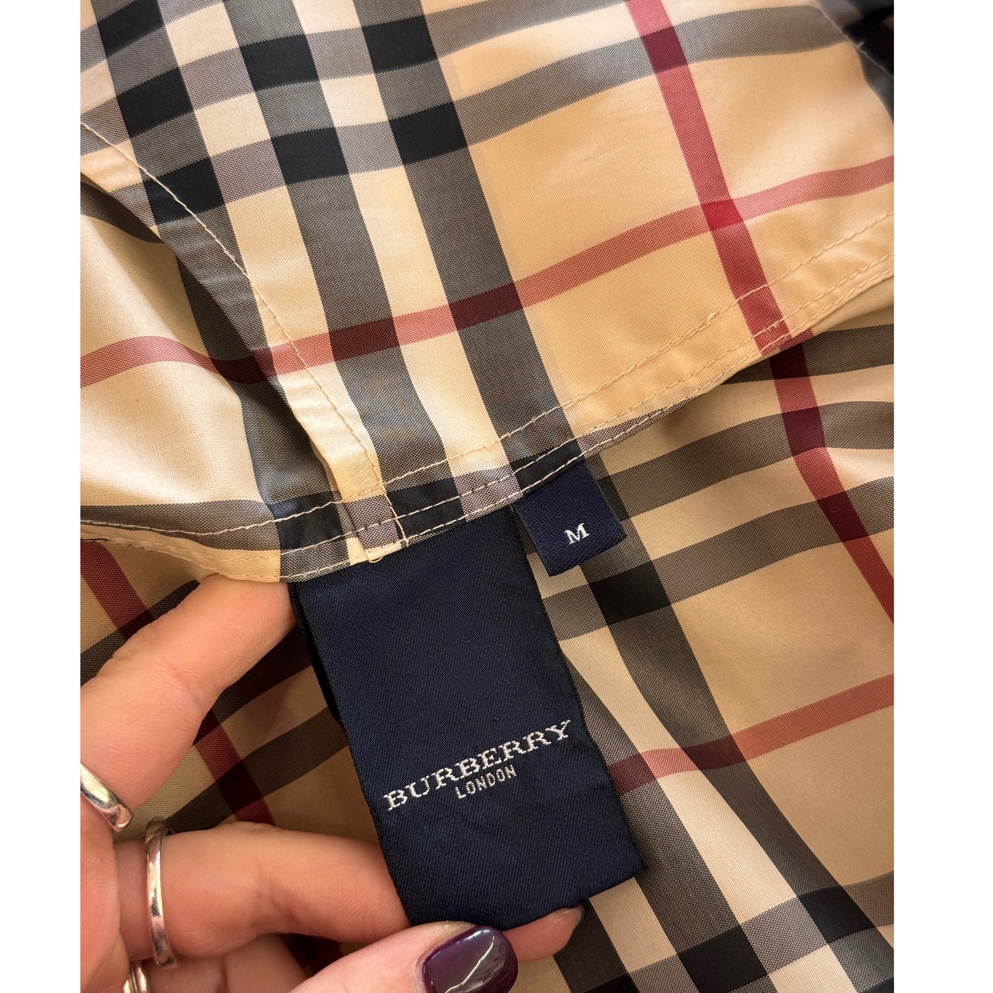 IMPERMEABILE BURBERRY TARTAN