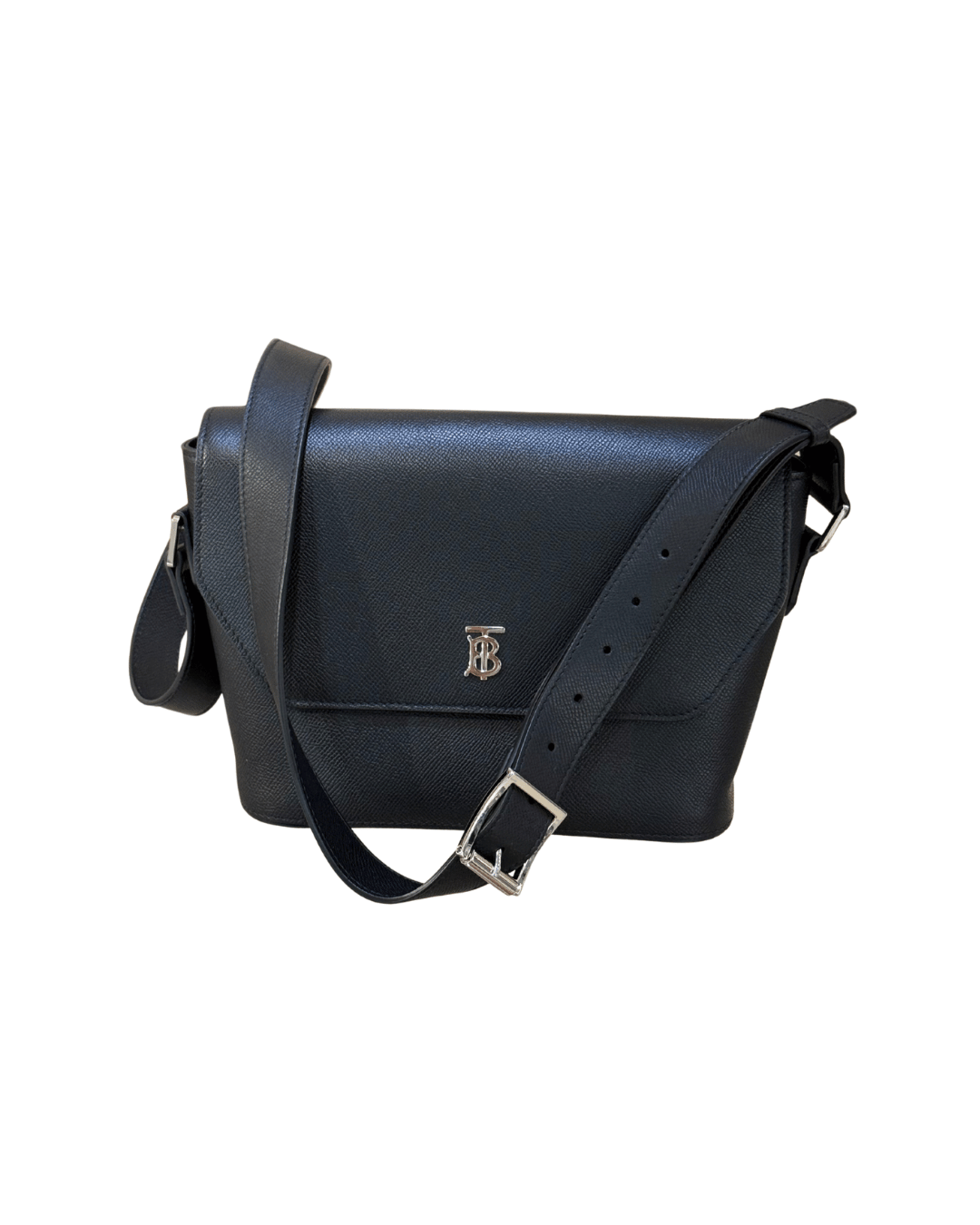 BURBERRY TB SHOULDER BAG PELLE NERA