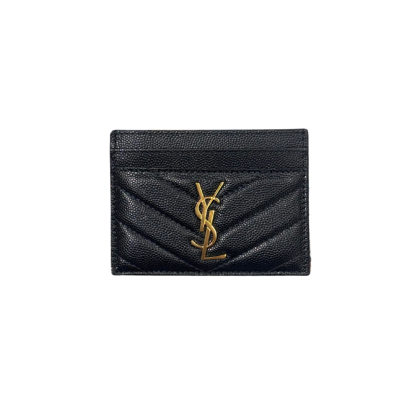 PORTACARTE NERO YSL