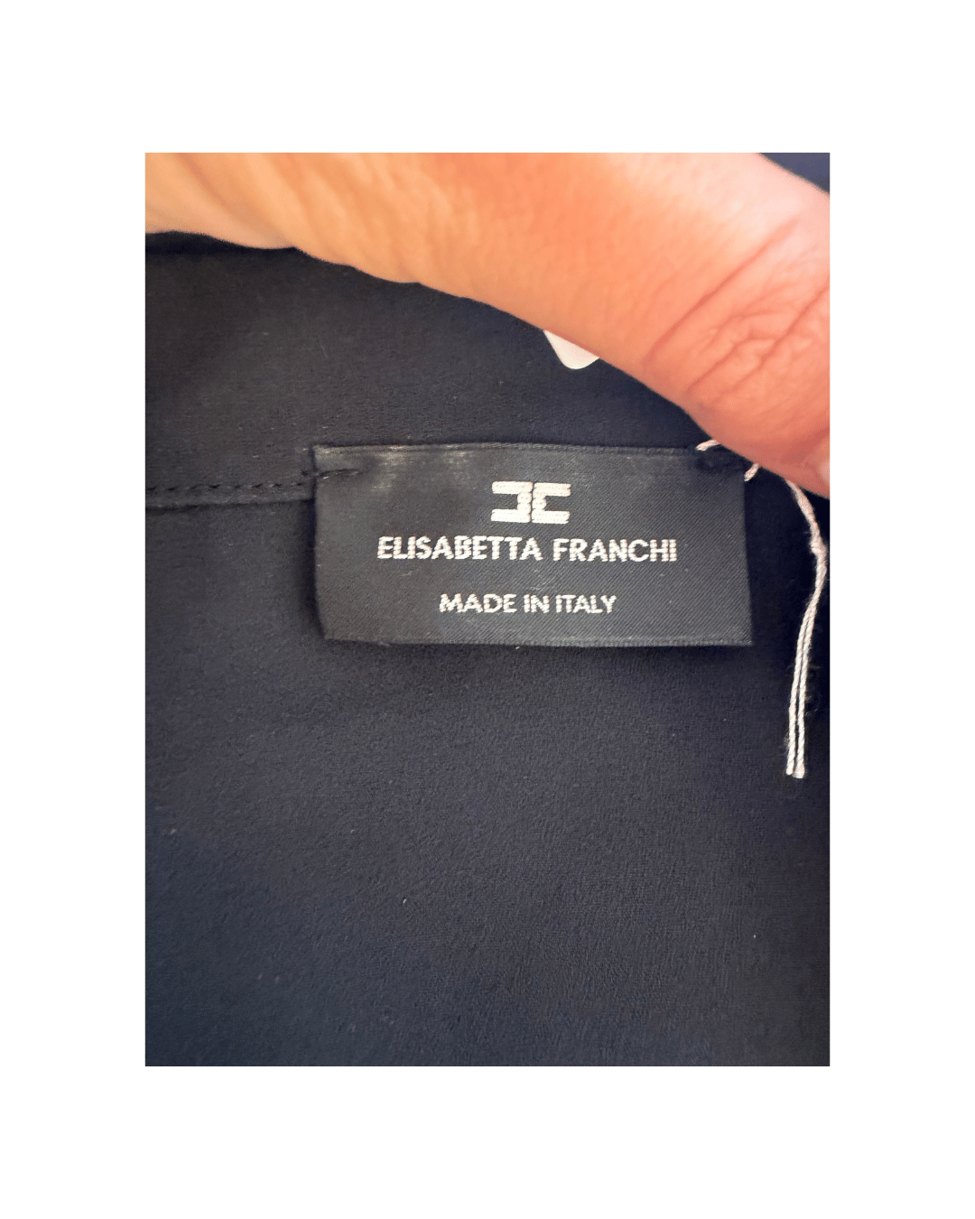 BODY CAMICIA ELISABETTA FRANCHI NERA Tg 42