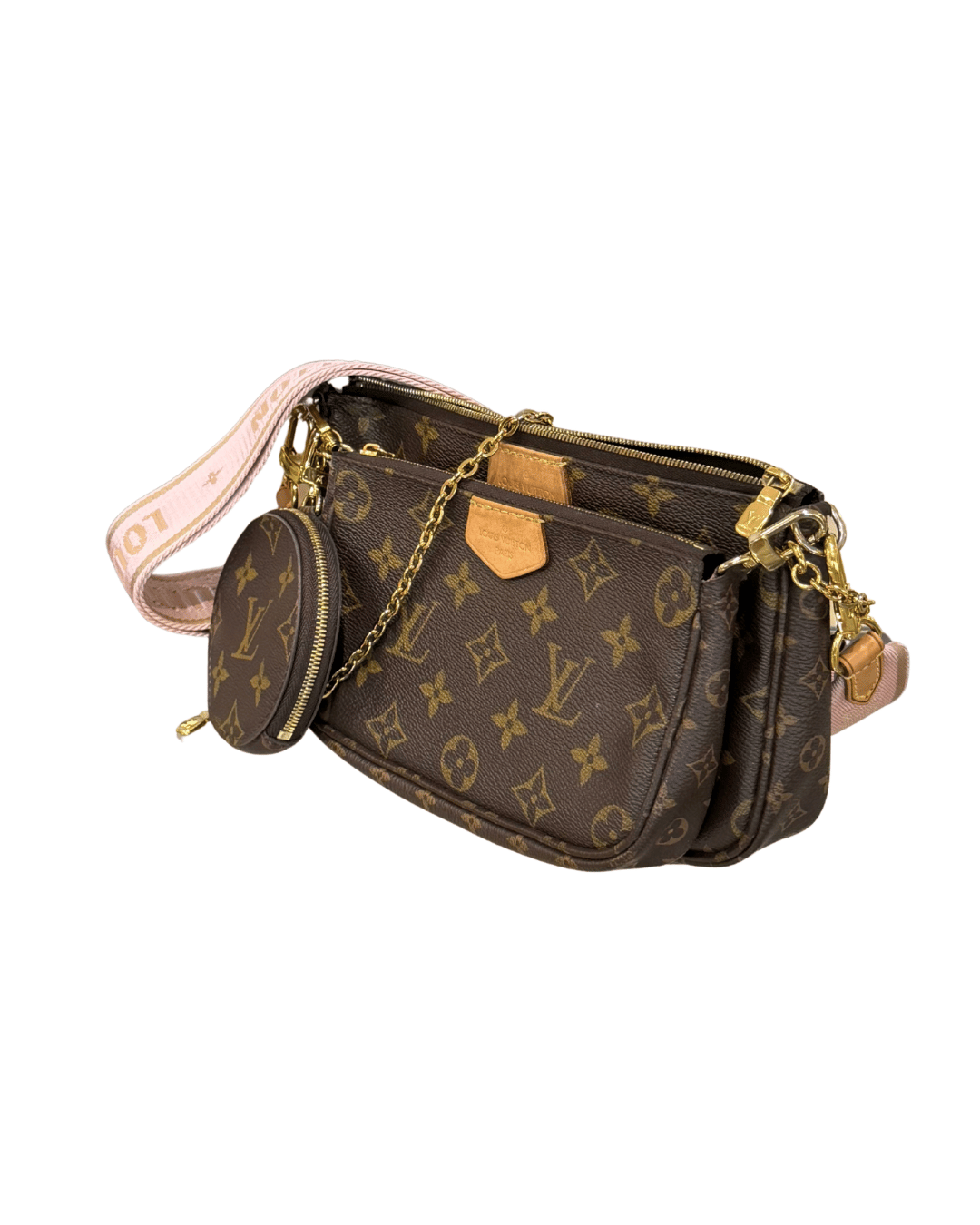 MULTIPOCHETTE LOUIS VUITTON TRACOLLA ROSA