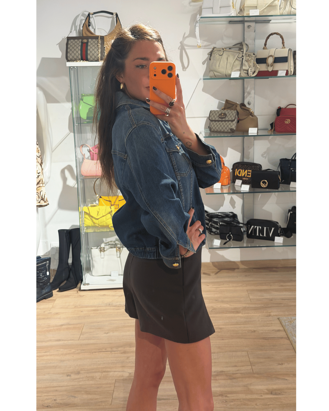 GIACCA JEANS BALMAIN BOTTONI DORATI Tg S