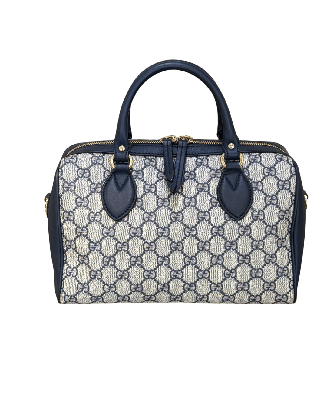 BAULETTO GUCCI BOSTON PVC RIFINITURE BLU