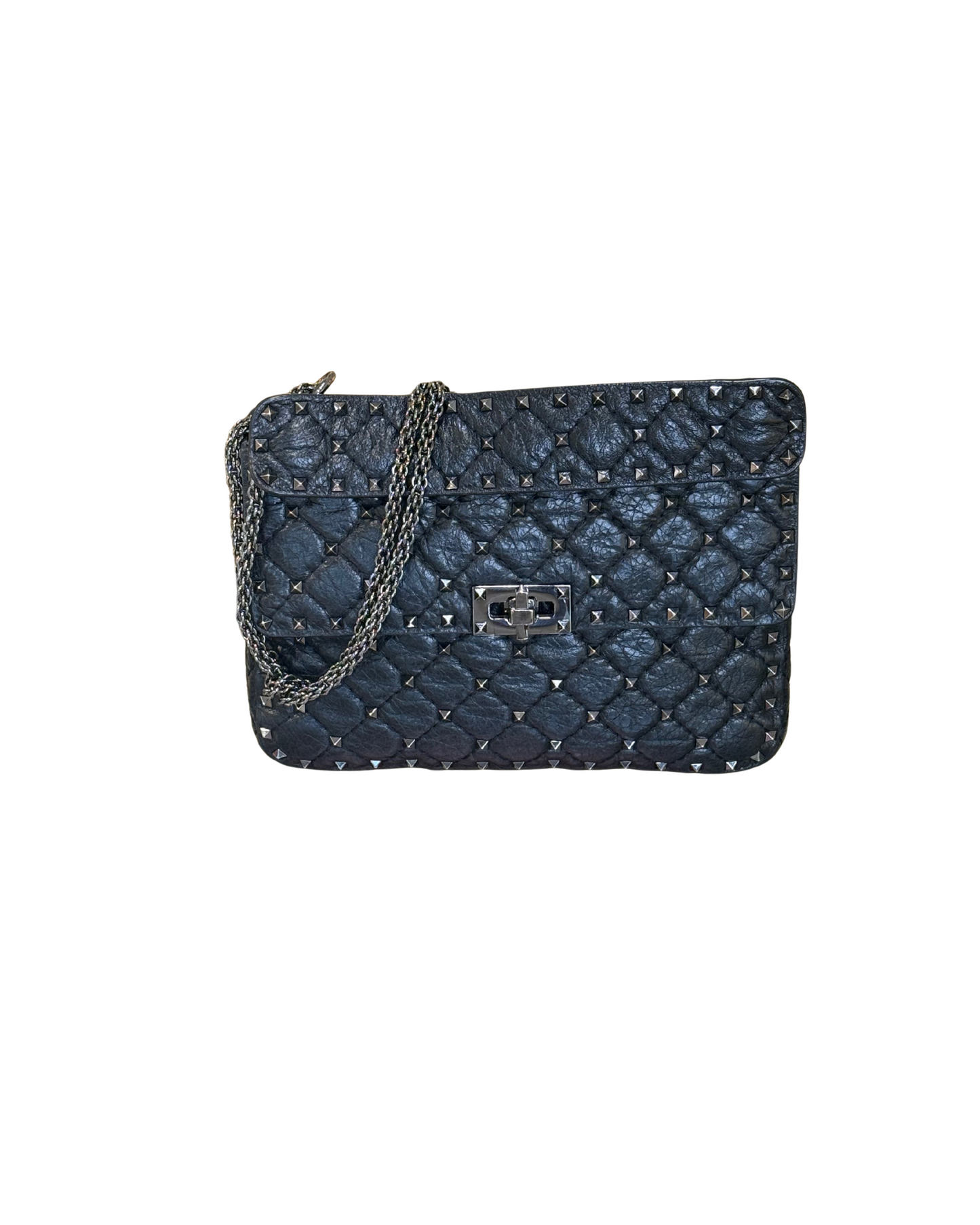VALENTINO SPIKE MEDIA NERA