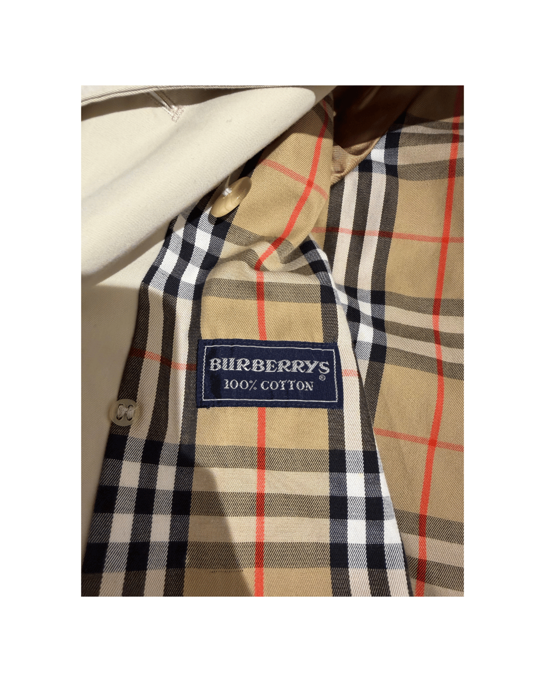 IMPERMEABILE BURBERRY BEIGE 42/44