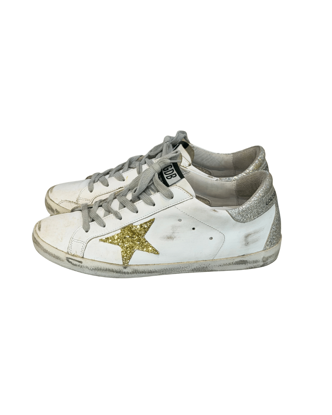 GOLDEN GOOSE SUPERSTAR BIANCHE STELLA ORO Nr 39