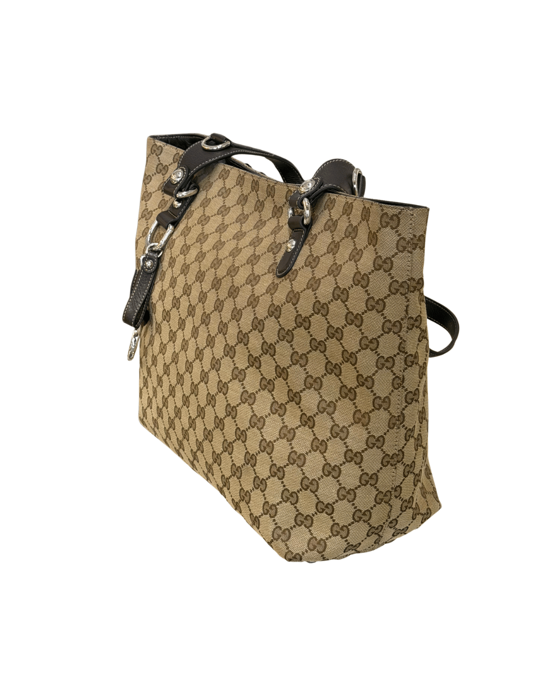 SHOPPER GUCCI GG SUPREME CON CHARM STAFFA