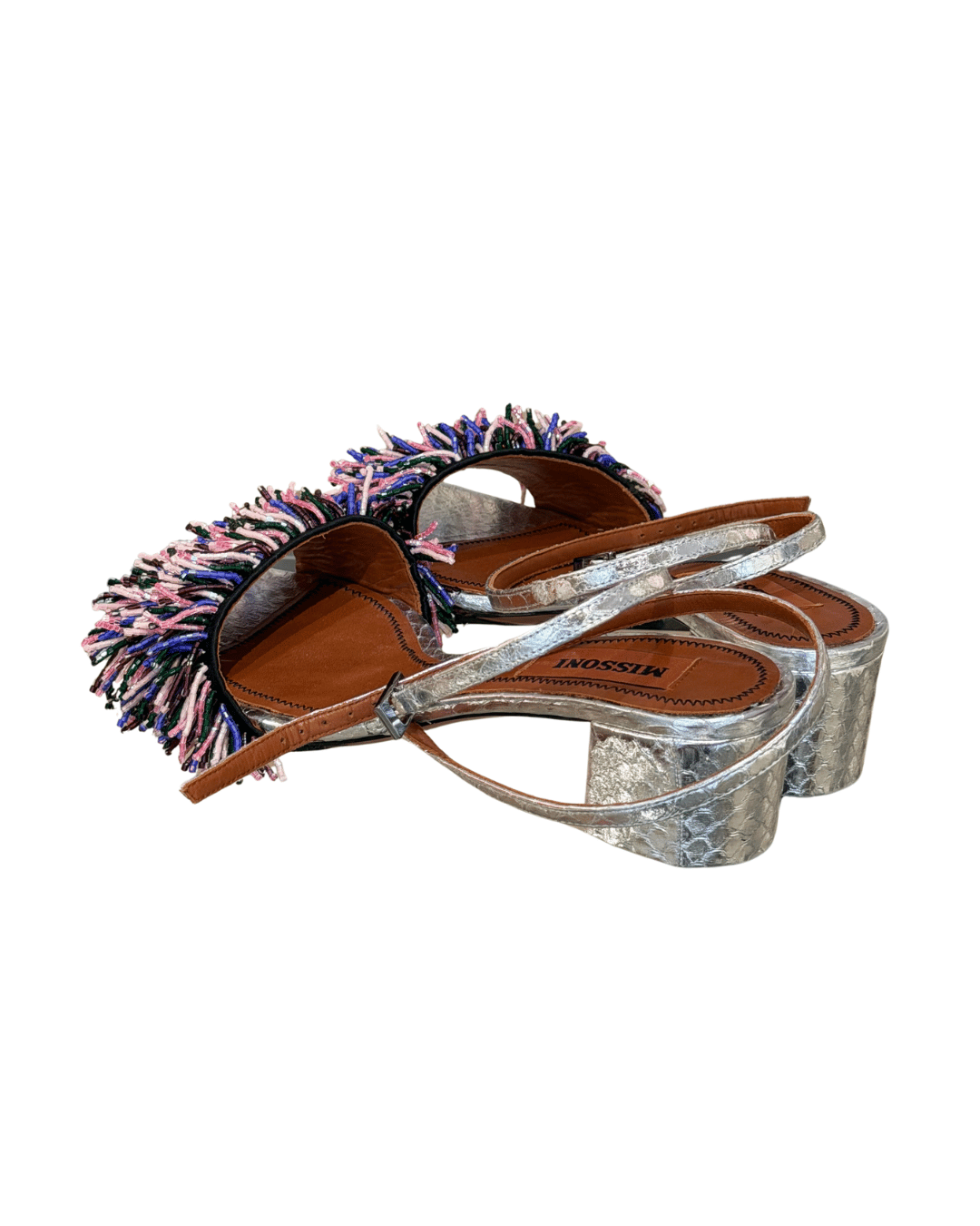 SANDALI MISSONI FILAMENTI MULTICOLOR Nr 37