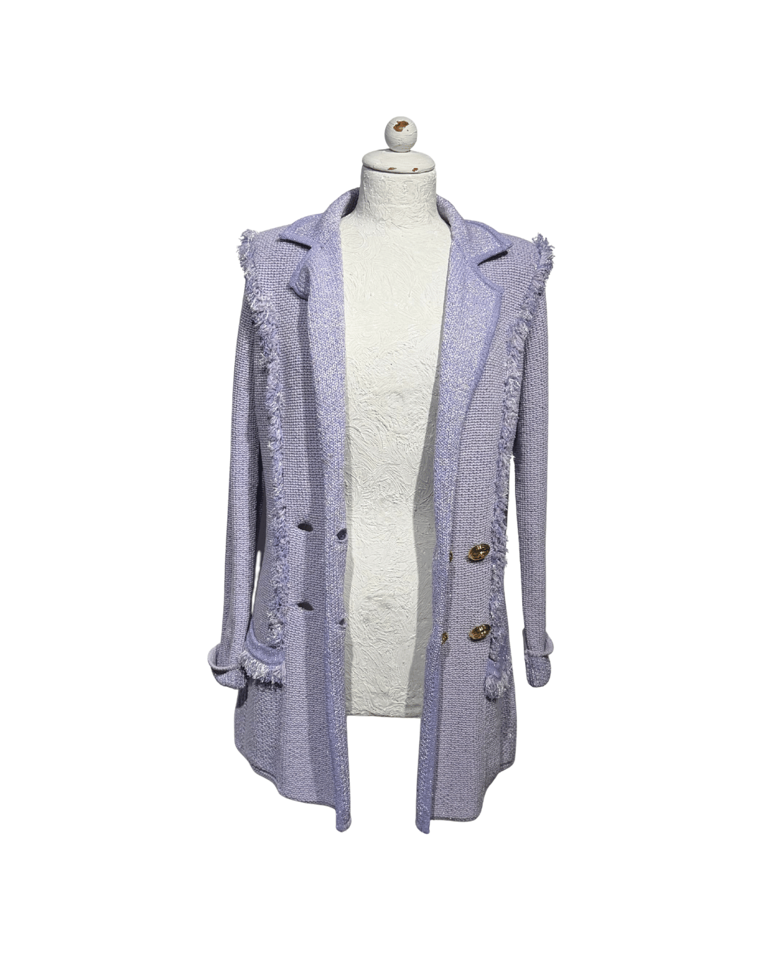 GIACCA / CARDIGAN LILLA ELISABETTA FRANCHI Tg 40