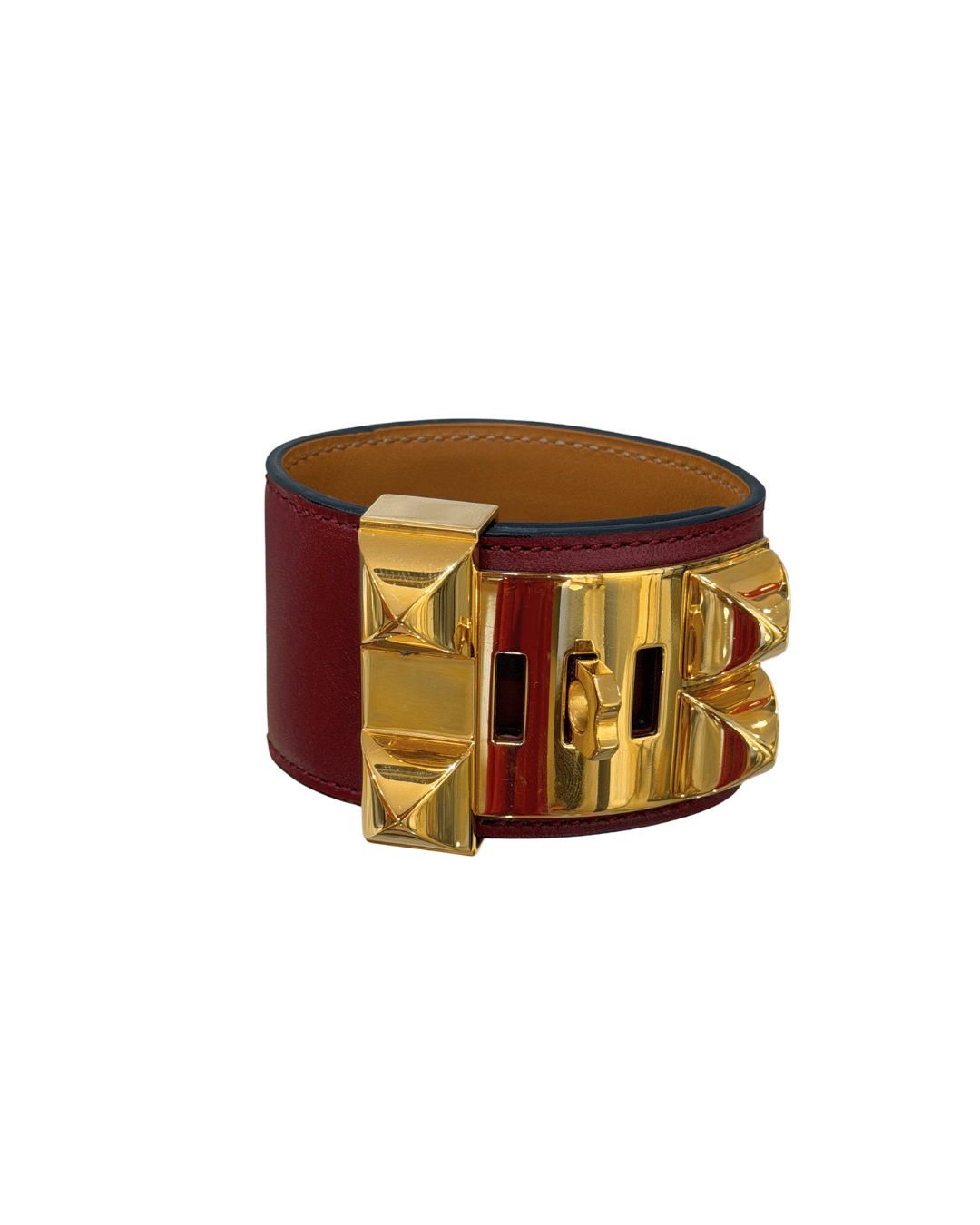 BRACCIALE HERMES COLLIER DE CHIEN BORDEAUX