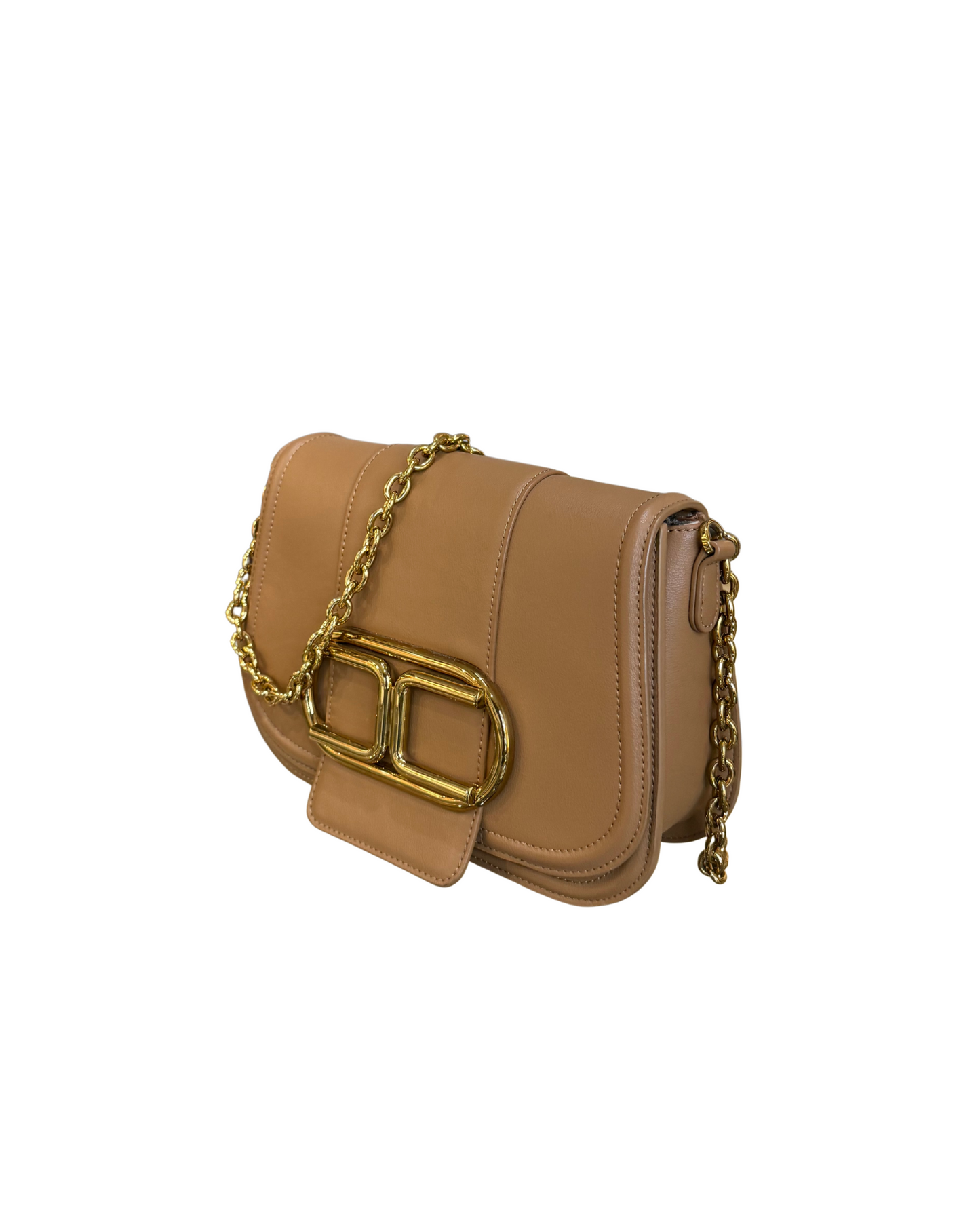 BORSA ELISABETTA FRANCHI IN PELLE COLOR CUOIO