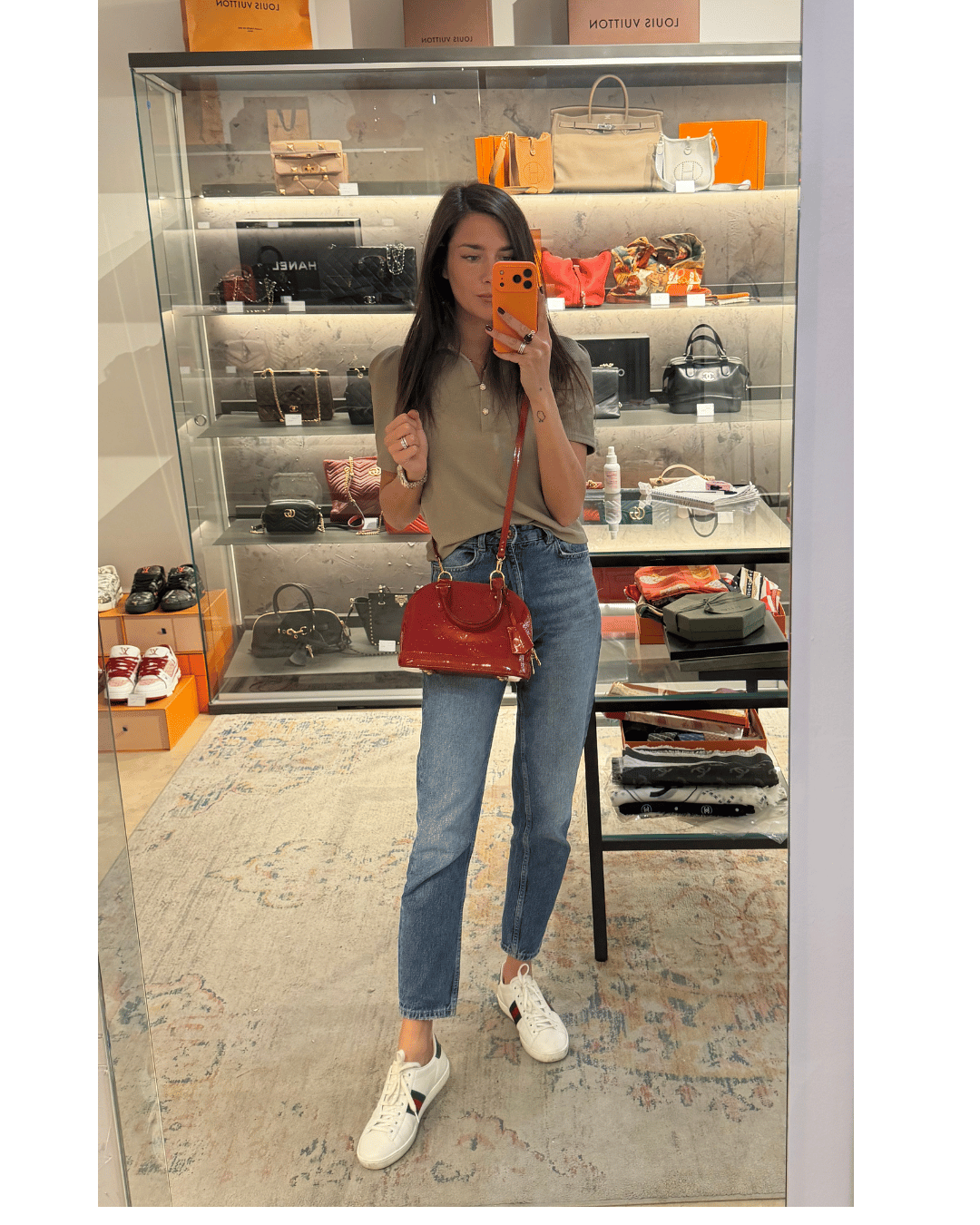ALMA BB VERNICE ROSSA LOUIS VUITTON