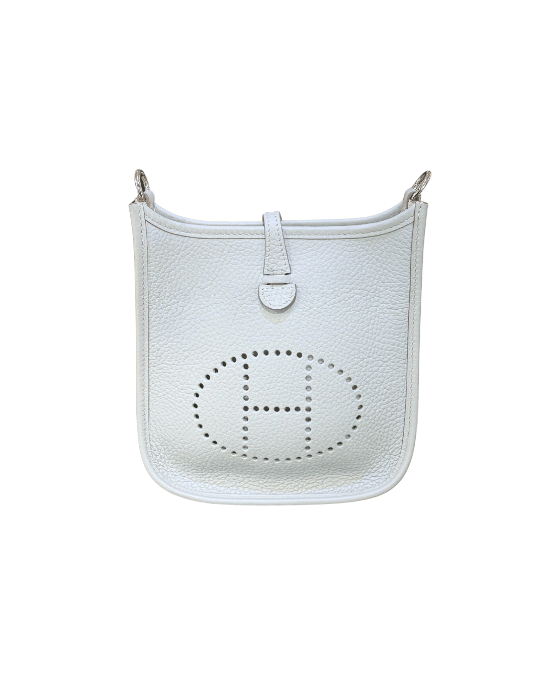 MINI EVELYNE HERMES AZZURRA CARTA DA ZUCCHERO