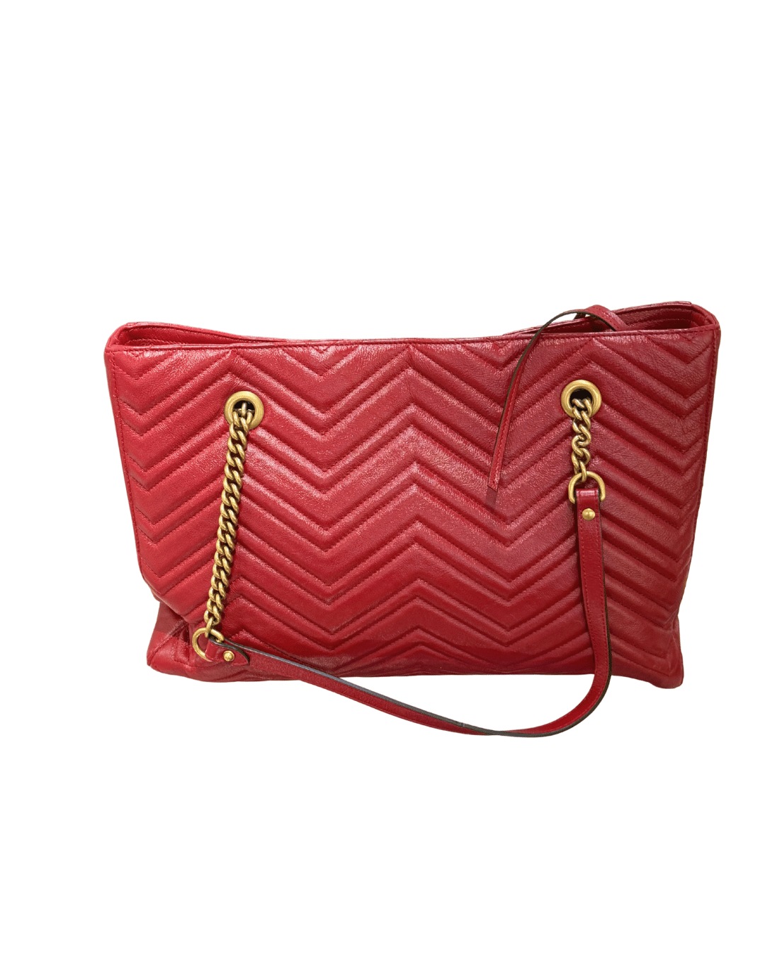SHOPPER MARMONT GUCCI ROSSA A SPALLA