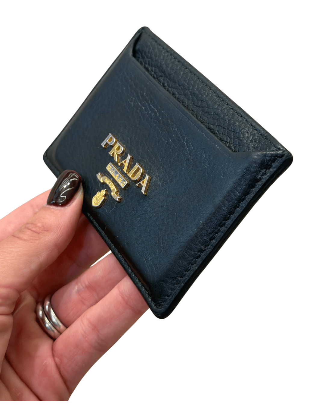 PORTACARTE NERO PRADA
