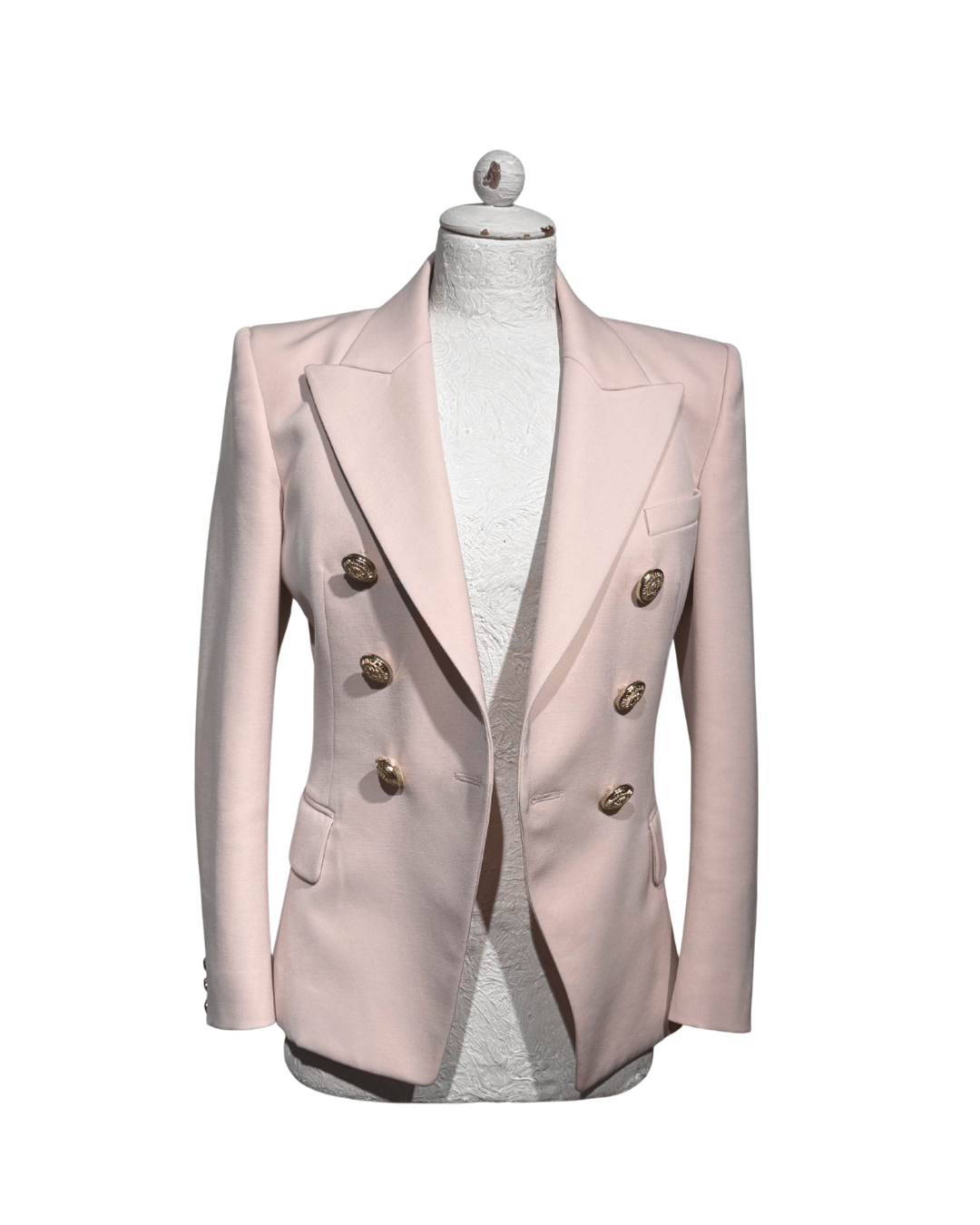 GIACCA BALMAIN ROSA DOPPIOPETTO Tg 40