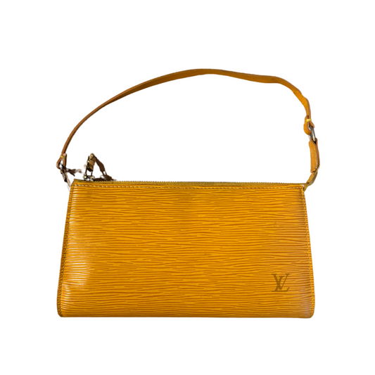 POCHETTE LOUIS VUITTON PELLE EPI OCRA