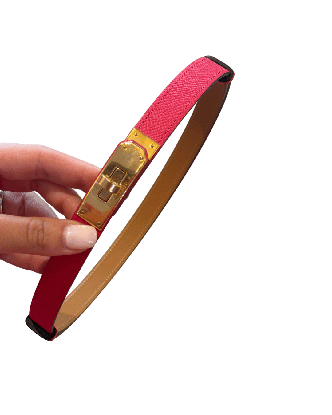CINTURA KELLY 18 HERMES FUCSIA