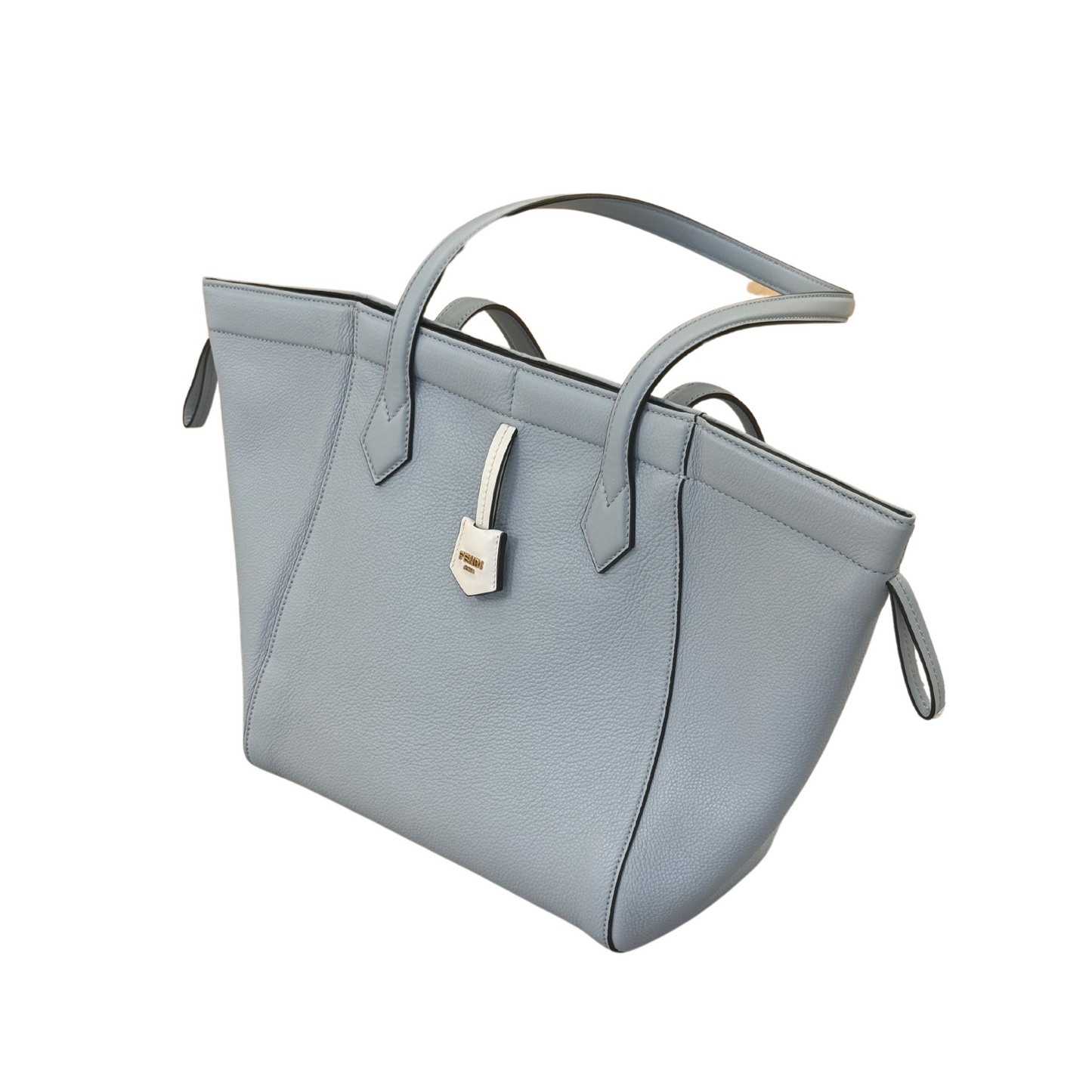 TOTE BAG FENDI ORIGAMI AZZURRA