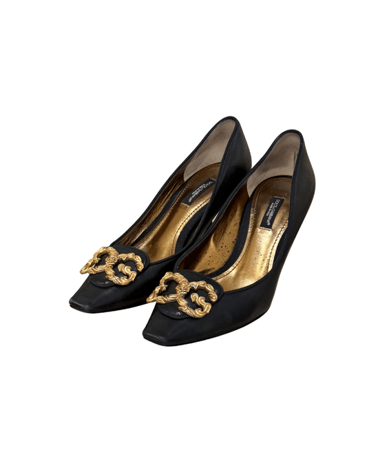 DECOLLETE NERE BAROCCO D&G Nr 36