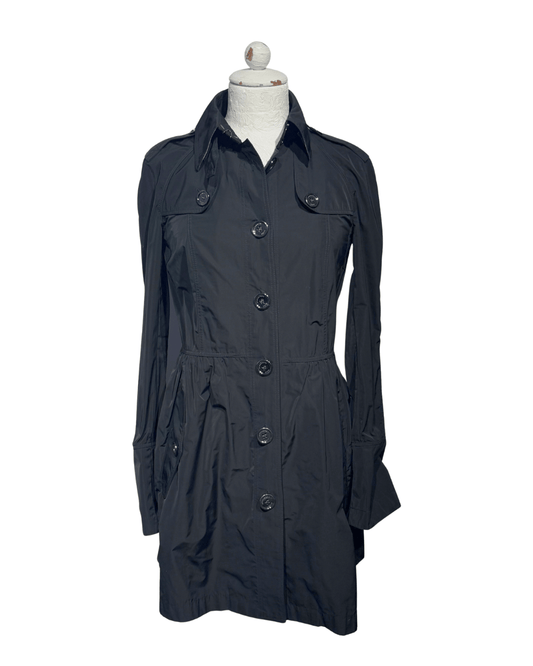 IMPERMEABILE BURBERRY NERO DONNA