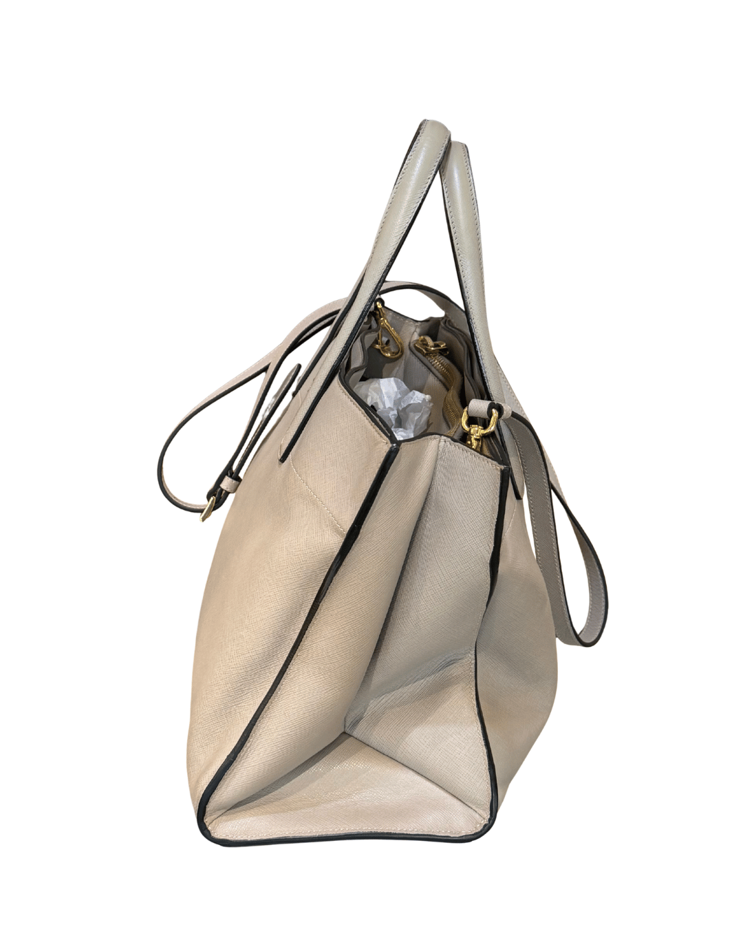 BORSA PRADA GRIGIA CON TRACOLLA