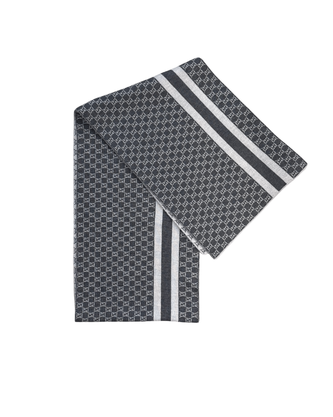 SCIARPA GUCCI LANA GRIGIA UNISEX