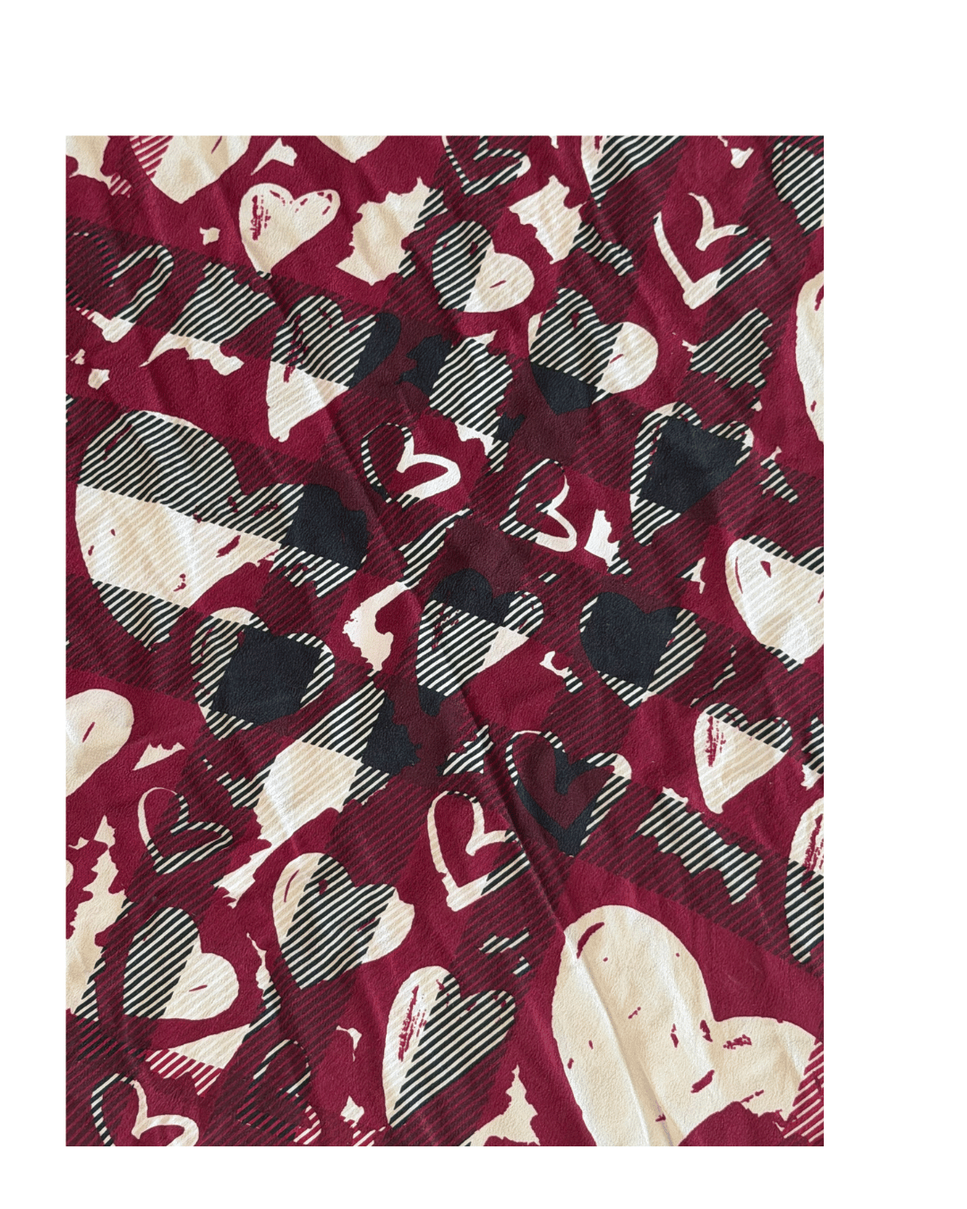STRANGOLINO BURBERRY CUORI SETA