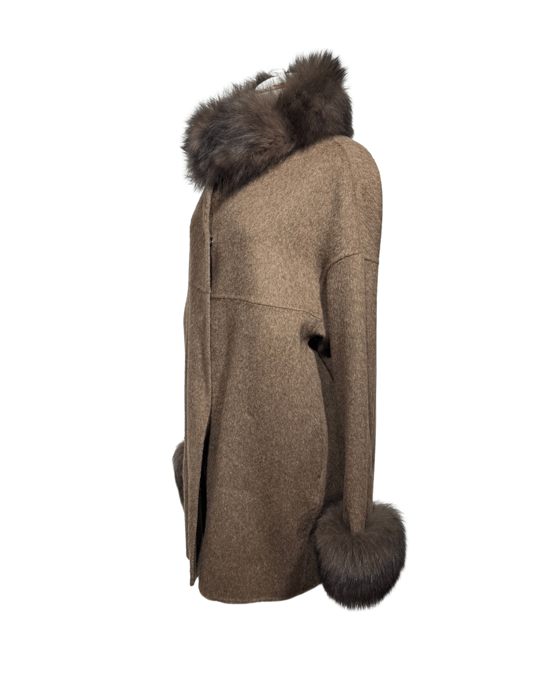 CAPPOTTINO MOCACCINO CON PELO DI VOLPE