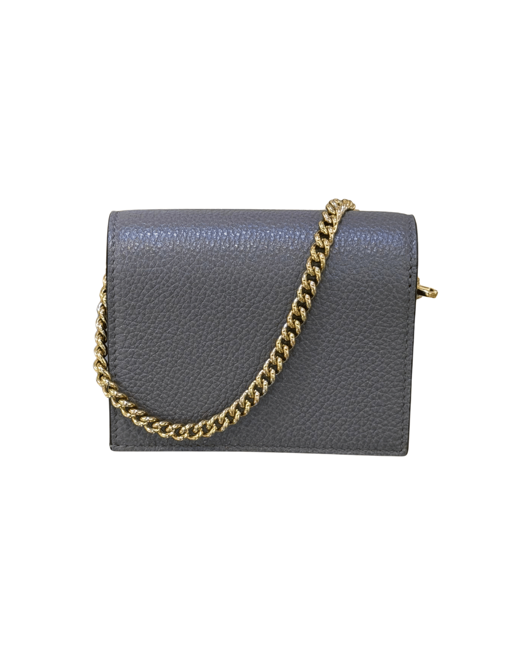 PICCOLO PORTAFOGLIO GUCCI CON CATENA GRIGIO