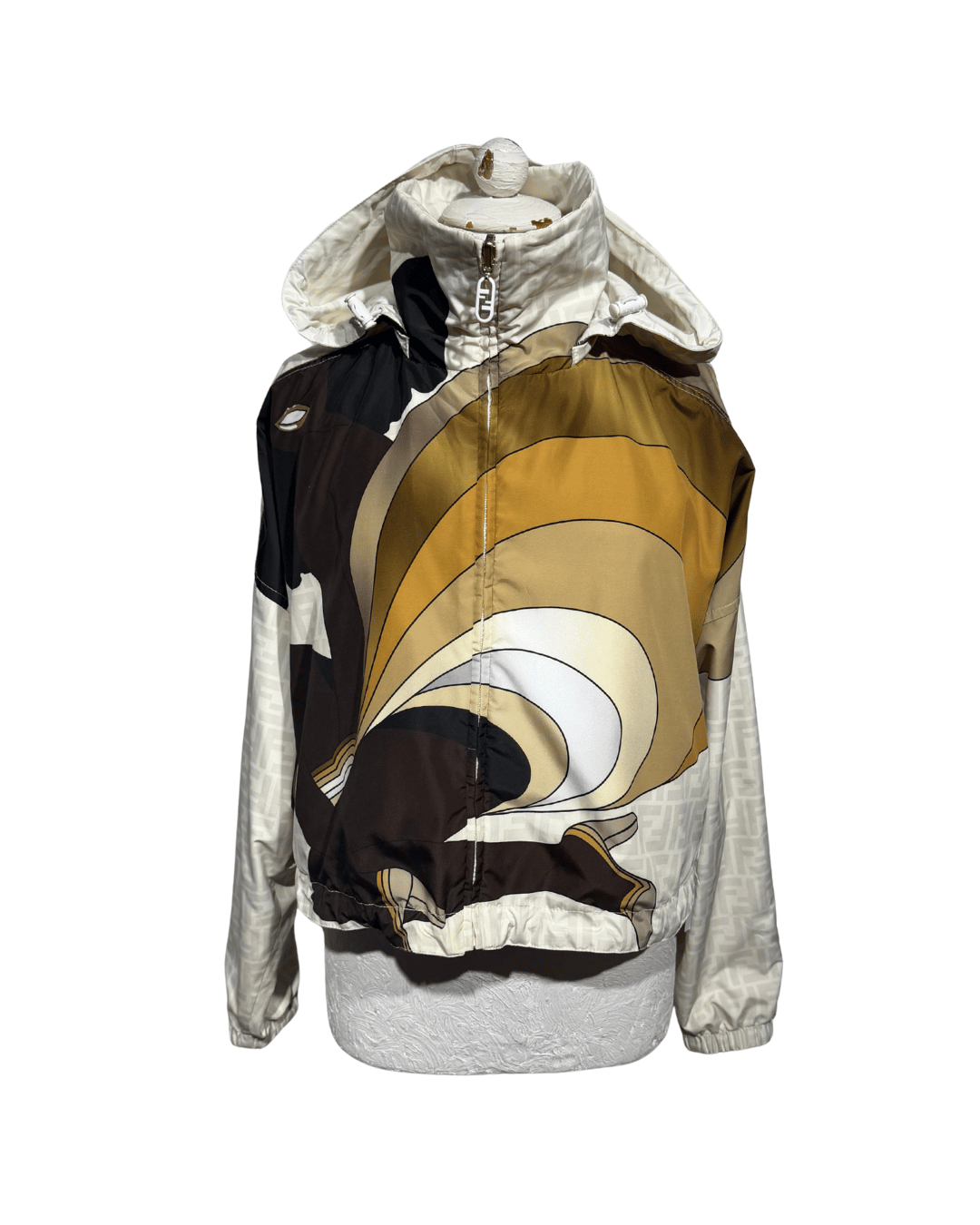 GIACCHINO FENDI REVERSIBILE CON CAPPUCCIO