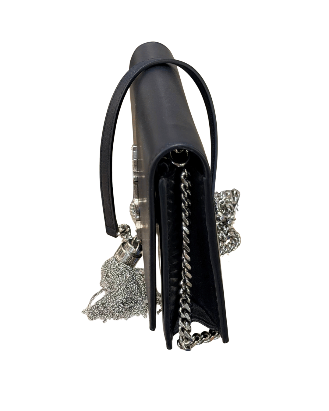 KATE WALLET ON CHAIN YSL NERA CON NAPPINA