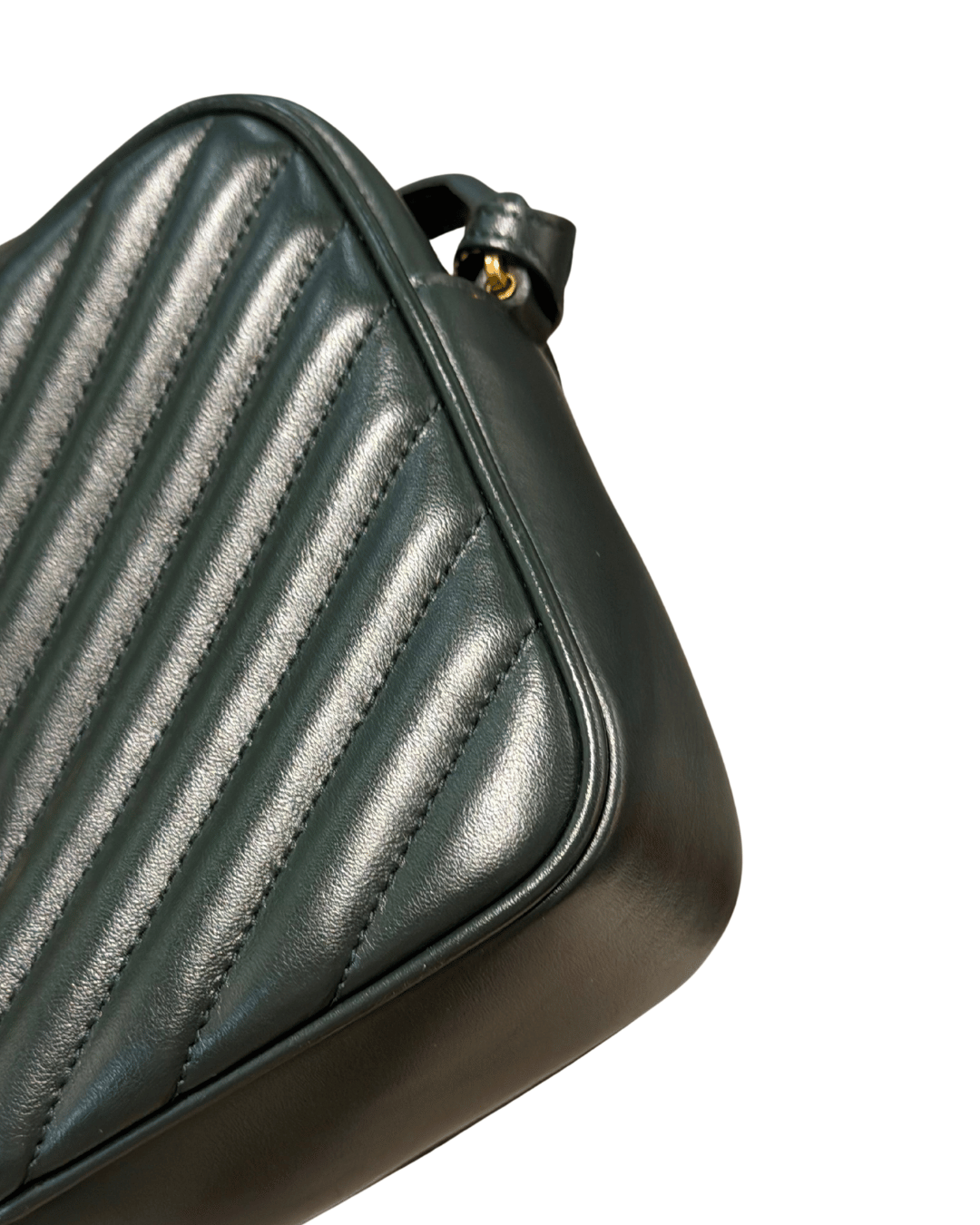 CAMERA BAG YSL VERDE SCURO