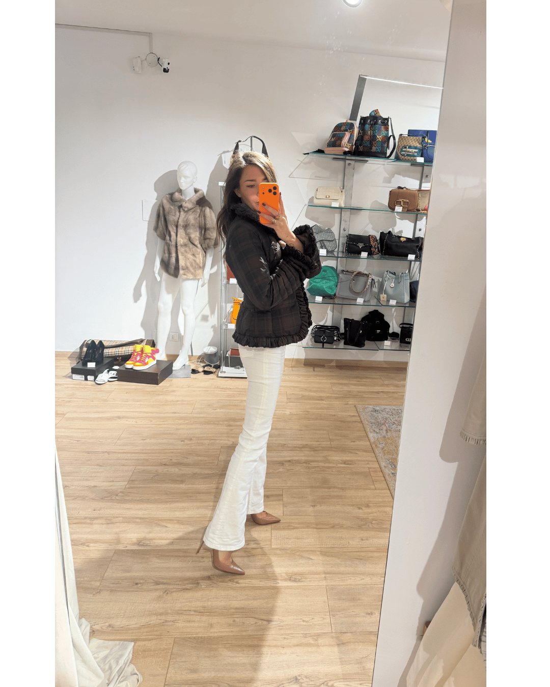 MONCLER TRAPUNTATO CHECK CON ROUCHE