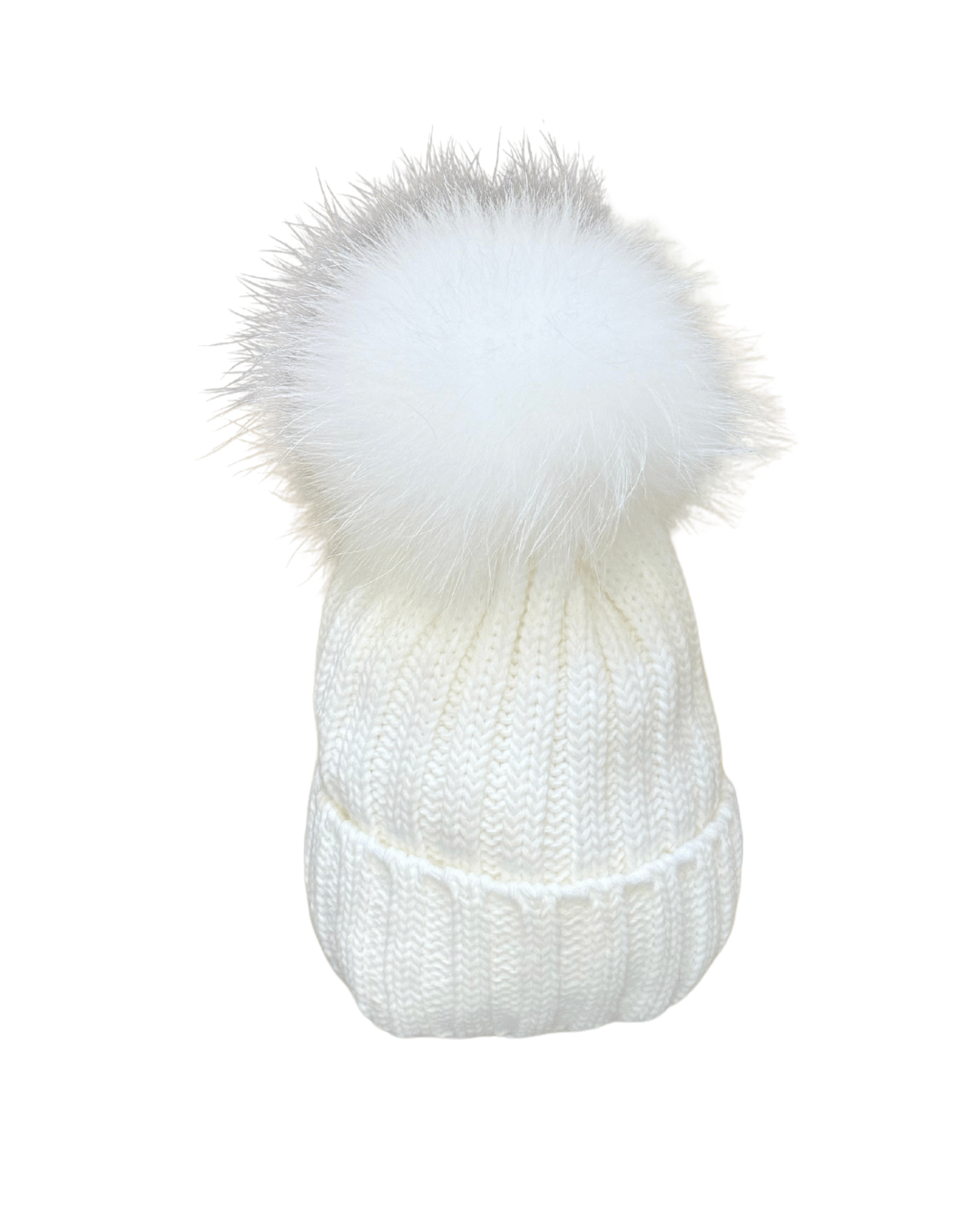 CUFFIA CON POMPOM IN VOLPE