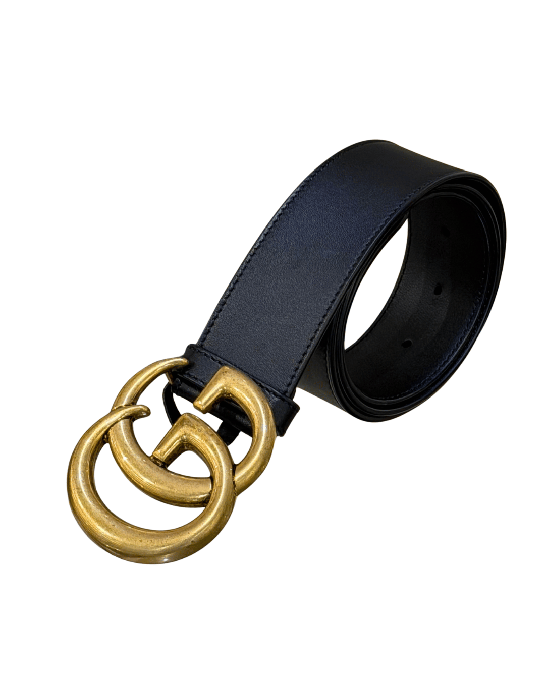 CINTURA GUCCI MARMONT NERA 80