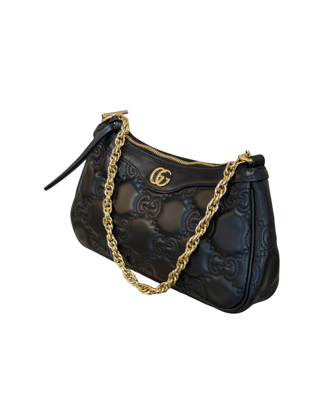 POCHETTE GUCCI PELLE GG SOFT CON TRACOLLA E CATENA
