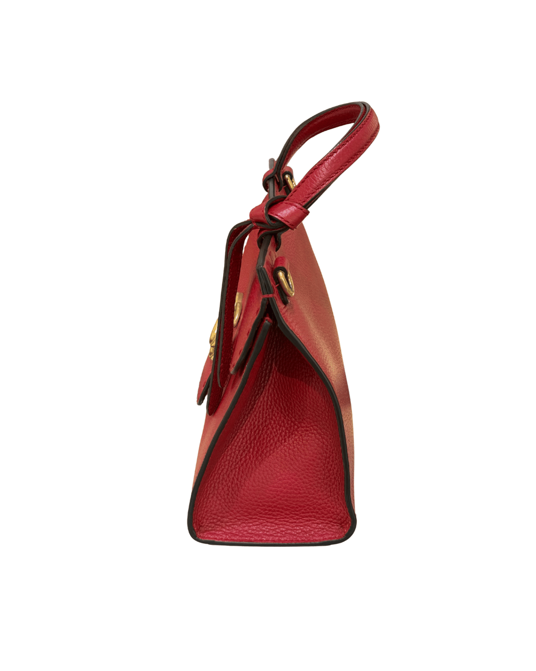 BORSA GUCCI ROSSA CON IMPUNTURE