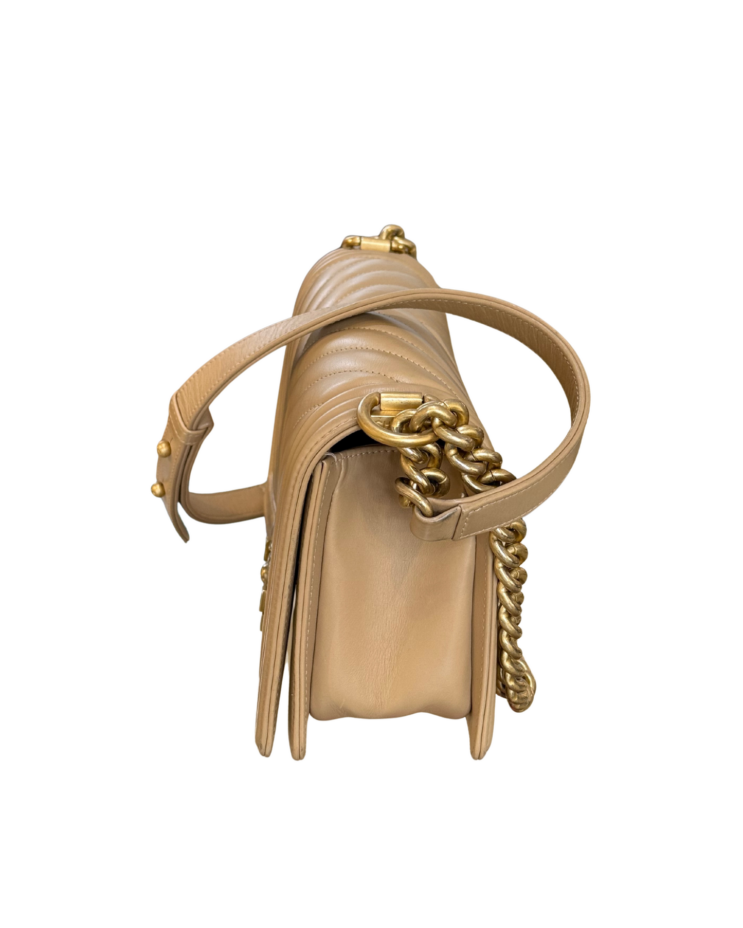 CHANEL BOY BEIGE