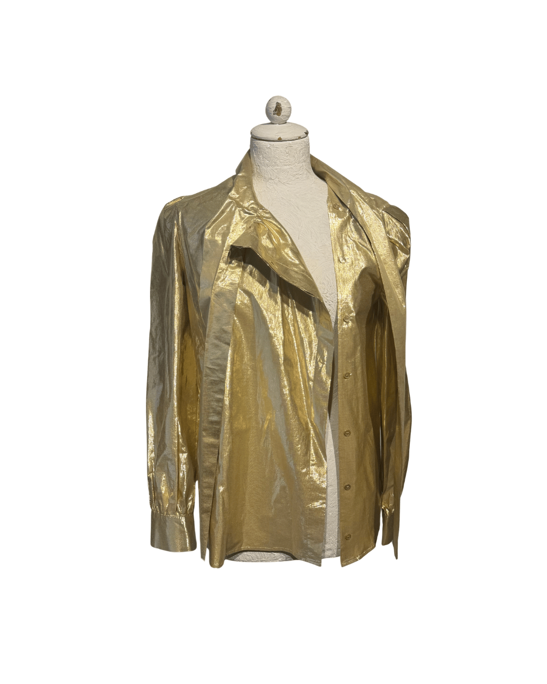 CAMICIA WEEKEND MAX MARA LAMINATA ORO Tg 40