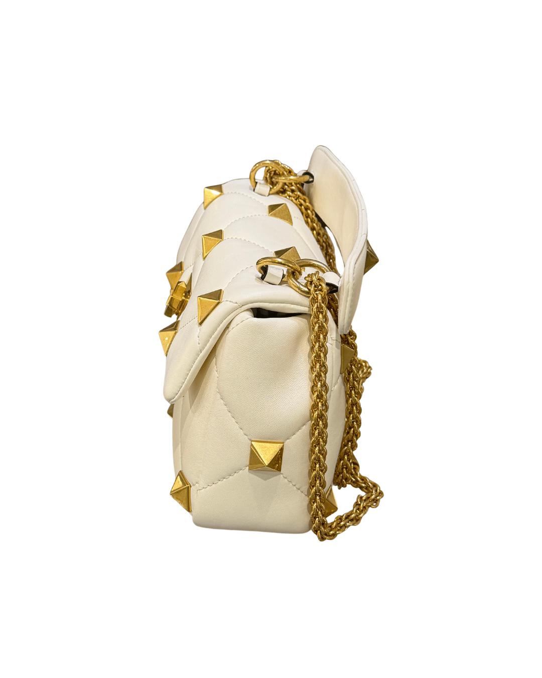 VALENTINO ROMAN STUD AVORIO MEDIA