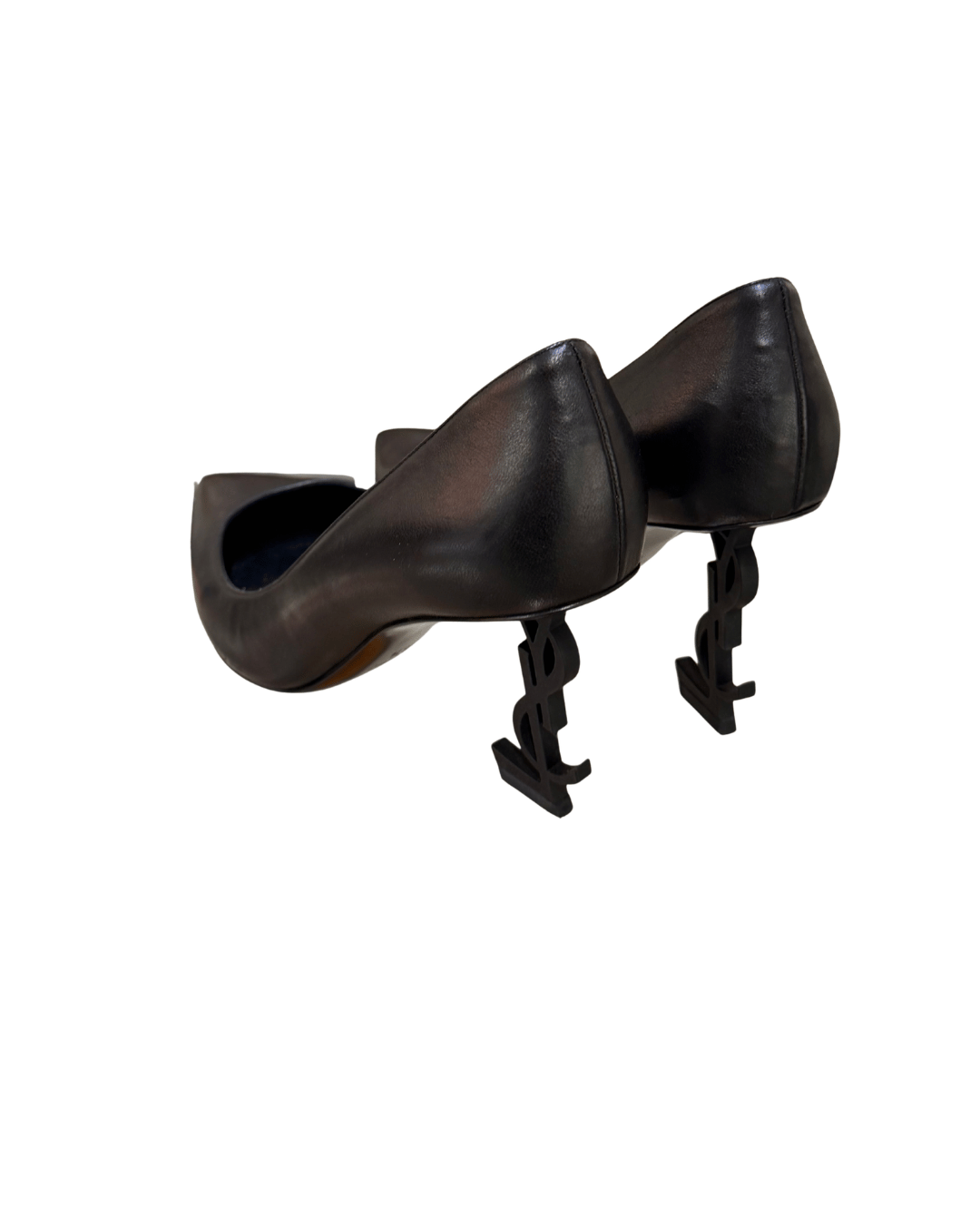 DECOLLETE OPYUM YSL PELLE LISCIA NERA Nr 36.5