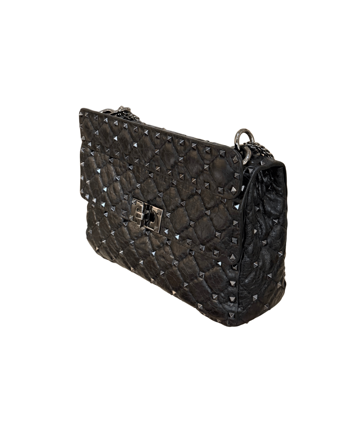 VALENTINO SPIKE MEDIA NERA EFFETTO VINTAGE